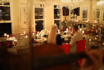 Beylerbeyinde Tarihi Boğaz Yalısında Evlenme Teklifi