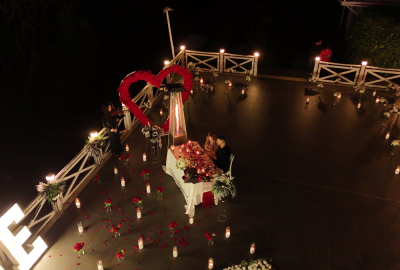 Boğazın En Güzel Manzarasında Köprü Işıkları Altında Evlilik Teklifi