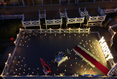 Boğazın En Güzel Manzarasında Köprü Işıkları Altında Evlilik Teklifi