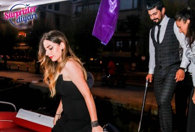 Dinner in Çırağan Palace and Yacht Laser Light Marriage Proposal / Eco Package