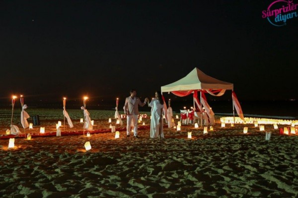 Kumsalda Evlenme Teklifi Paketi / Vip Paket