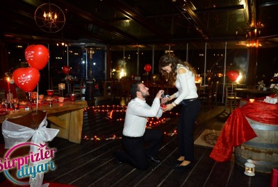 Yeşili ve Doğayı Sevenler İçin Romantik Evlilik Teklifi Vip Paket