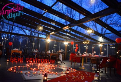 Yeşili ve Doğayı Sevenler İçin Romantik Evlilik Teklifi Vip Paket