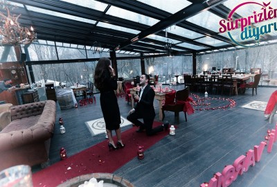 Yeşili ve Doğayı Sevenler İçin Romantik Evlilik Teklifi Vip Paket