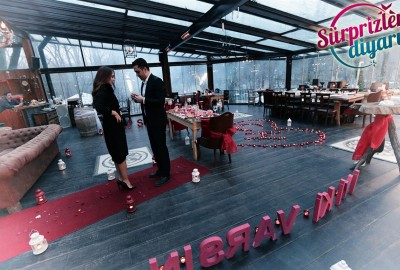 Yeşili ve Doğayı Sevenler İçin Romantik Evlilik Teklifi Vip Paket