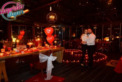 Yeşili ve Doğayı Sevenler İçin Romantik Evlilik Teklifi Vip Paket