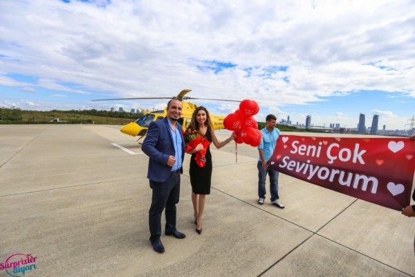 Helikopter Turu İle Evlilik Teklifi / 15 Dakika Eko Paket 