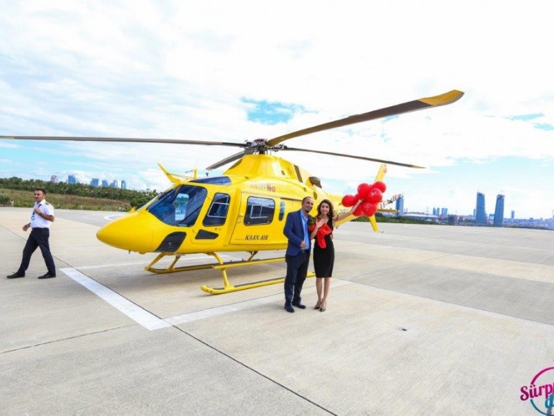 Helikopterde Evlilik Teklifi