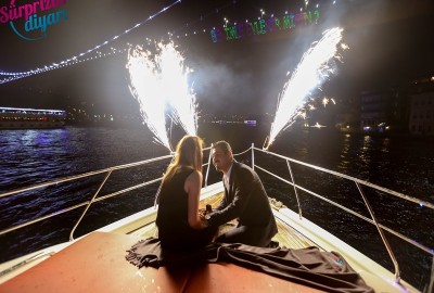 Lazerli Evlilik Teklifi Organizasyonu