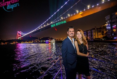 Lazerli Evlilik Teklifi Organizasyonu