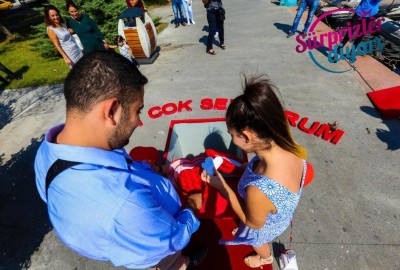 İzmir'de Sürpriz Evlilik Teklifi