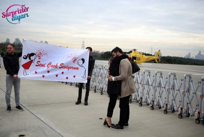 Helikopterde Evlilik Teklifi - 1765