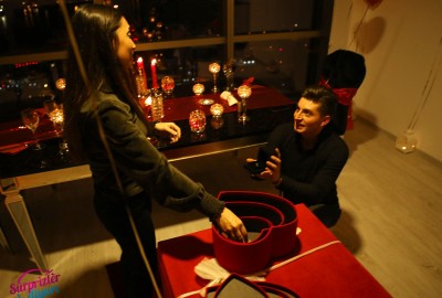 İzmir'de Romantik Evlilik Teklifi