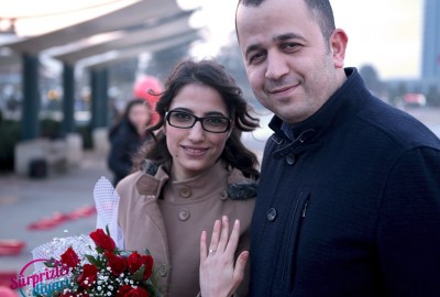 İzmir'de Beklenmedik Anda Evlilik Teklifi