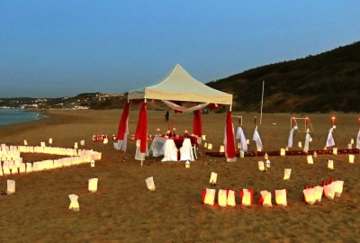 İzmir Kumsalda Evlilik Teklifi