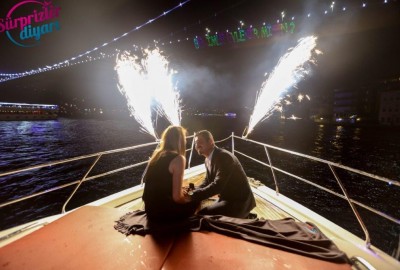 Helikopter Turu, Çırağan'da Yemek Yat Lazer ile Evlilik Teklifi