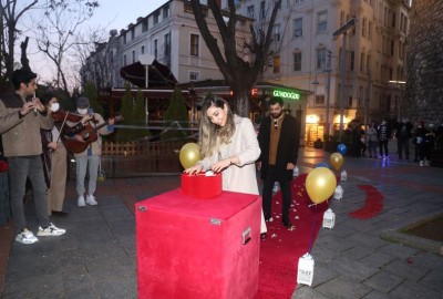 Galata'da Evlilik Teklifi