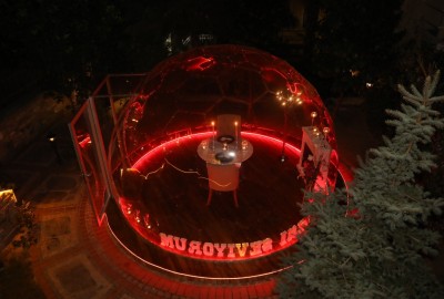 Saklı Bahçe Cam Kubbede Evlilik Teklifi 