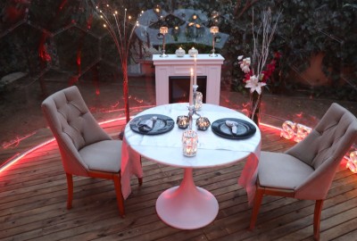 Saklı Bahçe Cam Kubbede Evlilik Teklifi 