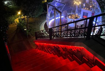 Saklı Bahçe Cam Kubbede Evlilik Teklifi 