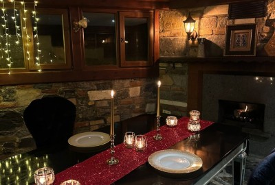 Ortaköyde Saklı Bahçede Özel Şömineli Odada Evlilik Teklifi - 2692