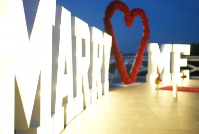 Boğazın En Güzel Manzarasında Köprü Işıkları Altında Evlilik Teklifi