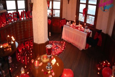 Kız Kulesi Kule Bar Kapama ile Evlilik Teklifi / Vip Paket