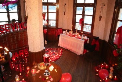 Kız Kulesi Kule Bar Kapama ile Evlilik Teklifi / Vip Paket