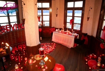 Kız Kulesi Kule Bar Kapama ile Evlilik Teklifi / Vip Paket