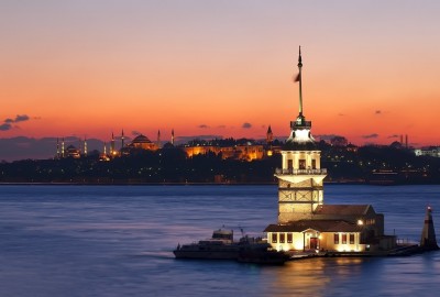Dinner at the Maiden's Tower and Surprise Box and Heart Mascot Organization on the Pier