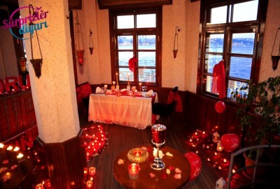 Kule Bar Kapama ve Yat Lazer ile Evlenme Teklifi / Vip Paket