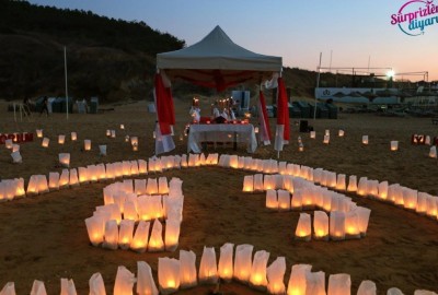 Kumsalda Evlilik Teklifi / Vip Paket