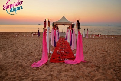 Kumsalda Evlilik Teklifi / Vip Paket