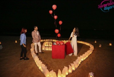 Kumsalda Evlilik Teklifi / Vip Paket